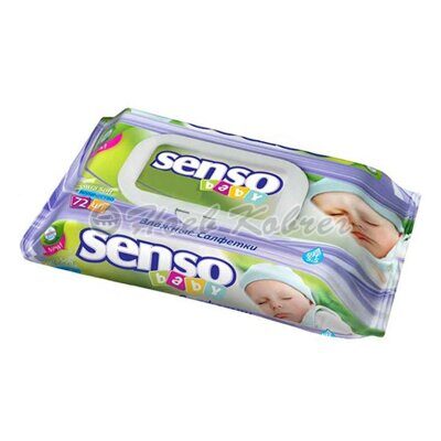 Влажные салфетки Senso Baby 72шт.