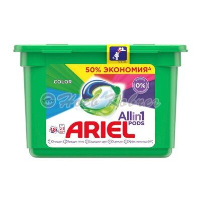 СМС Ariel Color гель в капсулах автомат 18х27г
