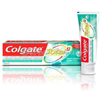 З/паста Colgate Total 12 Professional Clean гель 75мл