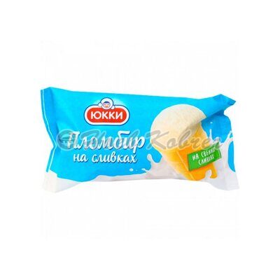 Мороженое ЮККИ Пломбир на сливках 75гр ваф ст
