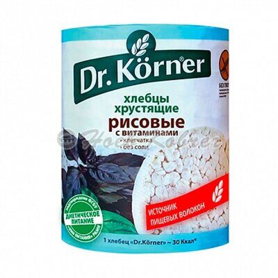 Хлебцы Dr.Korner рисовые 100г