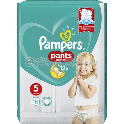 Подгузники-трусики  Pampers Pants (Junior) 15шт дет.однораз.