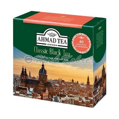 Чай AHMAD TEA Классический черный р/п без ярлыка 40х2гр