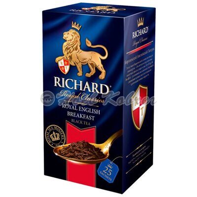 Чай Richard Royal English Breakfast листовой черн.2г*25