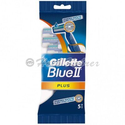 Бритва Gillette Blue II Plus 5шт