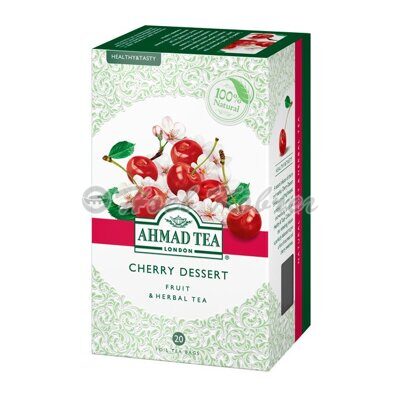 Чай AHMAD TEA LONDON Черри Дессерт травяной вишня и шиповник  20*2г