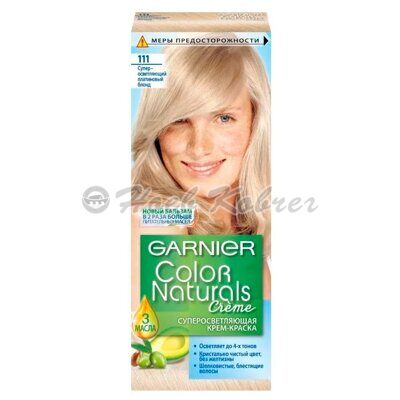 Крем-краска д/волос Garnier Color Naturals платиновый блонд 111