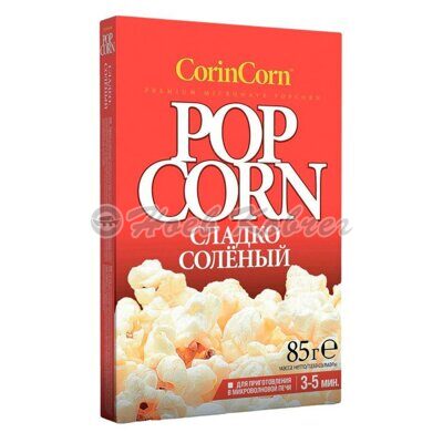 Попкорн Corin Corn Сладко-соленый 100г для СВЧ