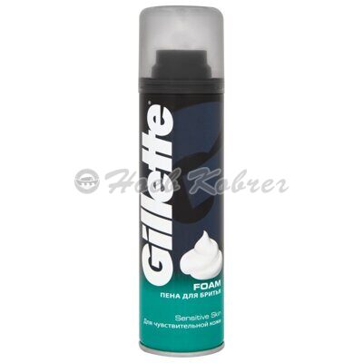 Пена д/бритья Gillette Sensitive Skin 200мл