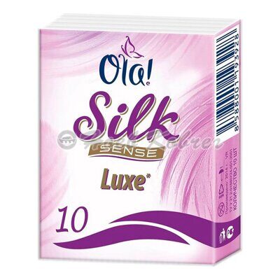 Платочки бумажные Ola! Silk Sense 10шт