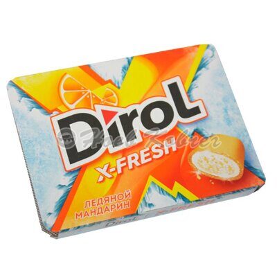 Жевательная резинка Dirol X-Fresh 16гр. Ледяной Мандарин