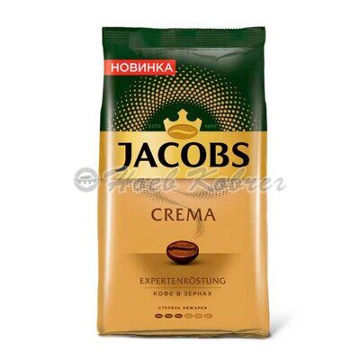 Кофе Jacobs Crema жареный в зернах 1000 гр