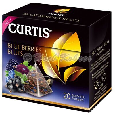 Чай Curtis Blue Berries Blues/Блюз Синих Ягод черн.аромат. 20пак*1,8гр