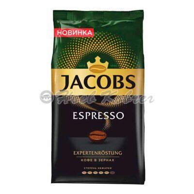 Кофе Jacobs Espresso жареный в зернах 1000 гр