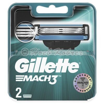 Кассеты сменные для безопасных бритв Gillette Mach3