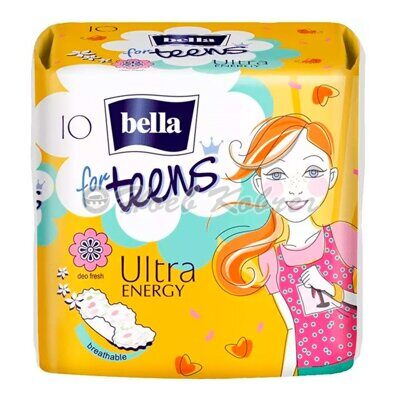Прокладки Bella For Teens Ultra Energy ароматизированные 10шт