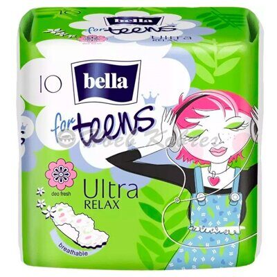 Прокладки Bella For Teens Ultra Relax ароматизир.10шт