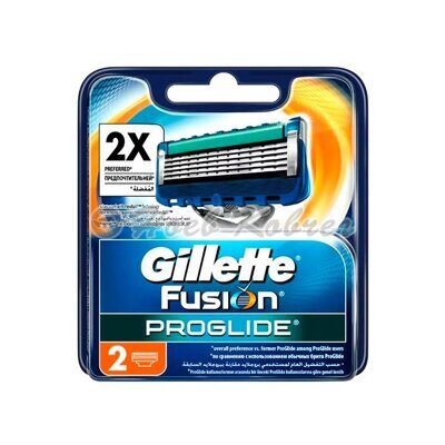 Кассеты сменные Gillette Fusion Proglade 2шт