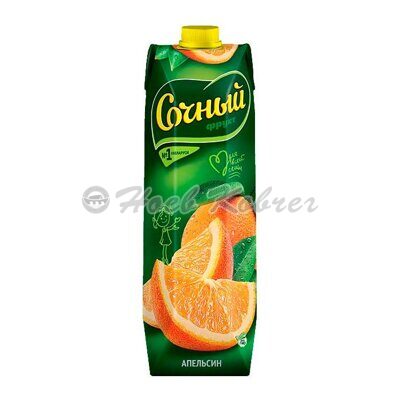 Нектар Сочный Апельсиновый 1л т/пак