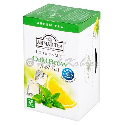 Чай AHMAD TEA LONDON Лимон и мята холодный 20х2г