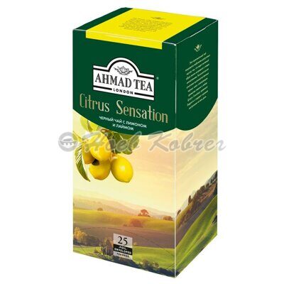 Чай AHMAD TEA LONDON Цитрус Сенсейшн вк.лимон и лайма  25*1,8г.