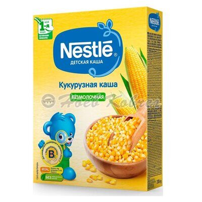 Д/п Nestle каша б/мол кукурузн. биф/бак, вит, минер.200г